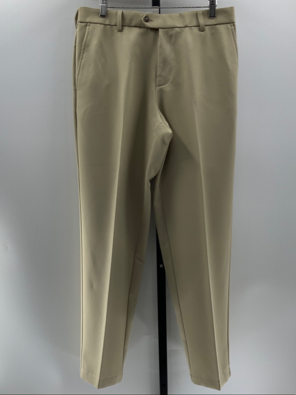 Men's Tailored Dress Pants in Light Tan